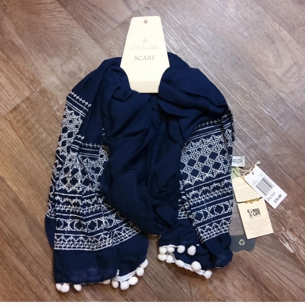 NWT Quagga Greenlabel Garden Of The Sea Scarf